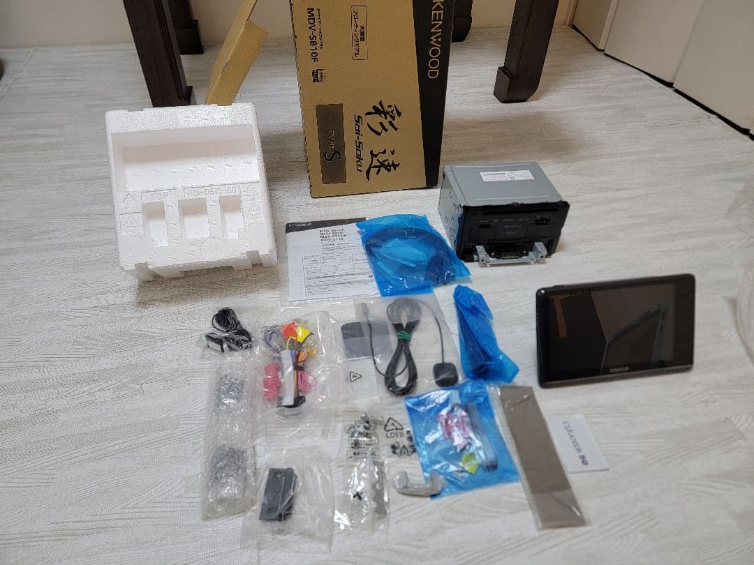 ケンウッドKENWOODカーナビ 彩速 8インチ MDV-S810F