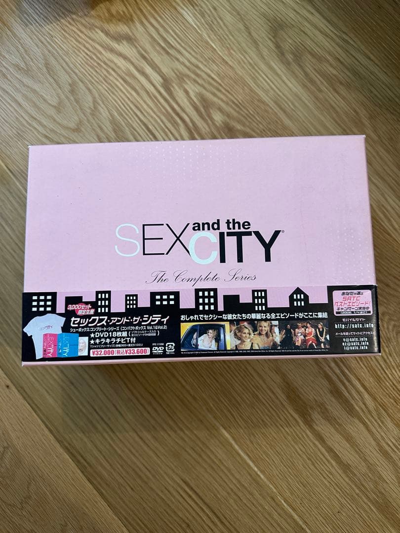 sex and the city DVD BOX Tシャツ付き