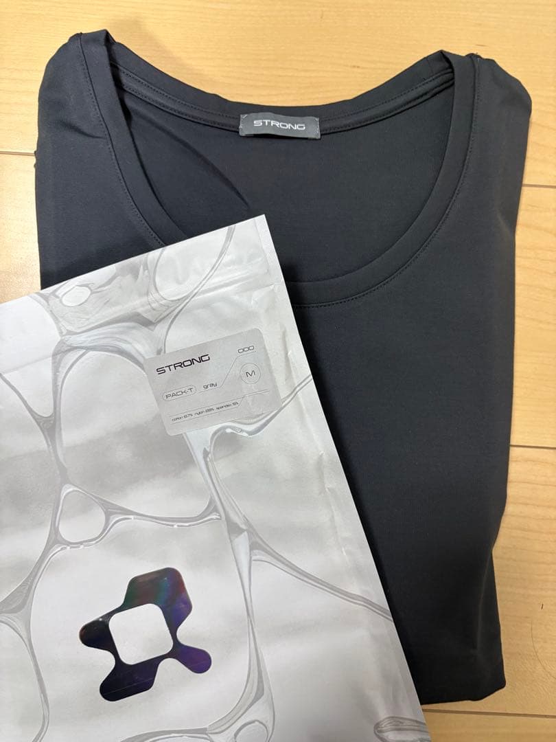 【岩本】STRONG PACK TEE (Gray&Black) サイズM
