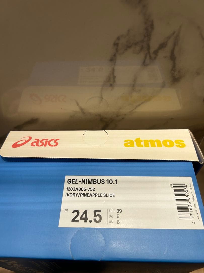 ASICS VANDYTHEPINK アトモス　コラボ　アシックス 24.5