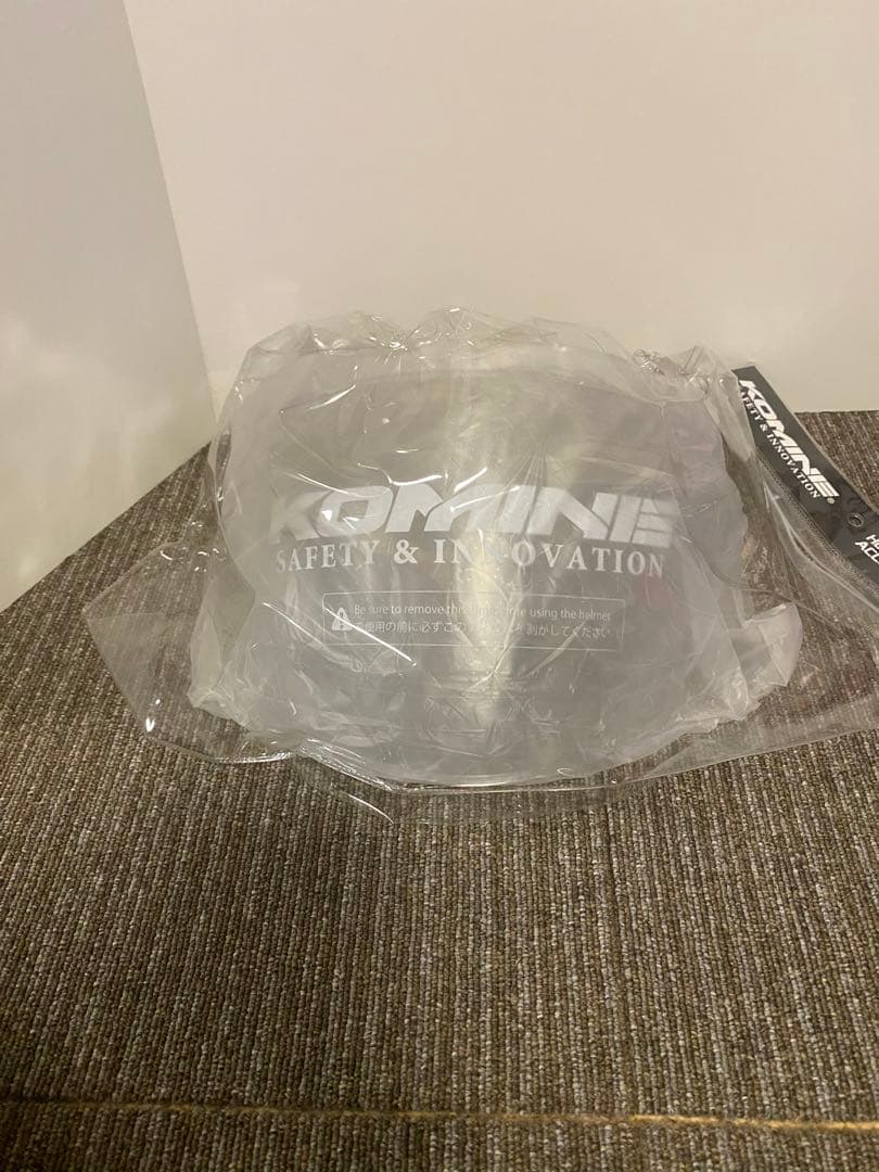 KOMINE マッドブラック ジェットヘルメット　HK-172