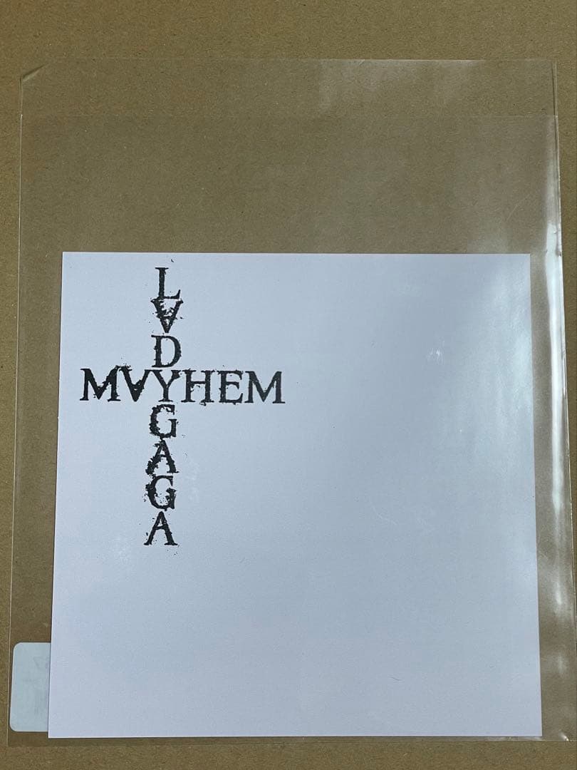 Lady Gaga 直筆サイン入りアートカード　MAYHEM レディーガガ