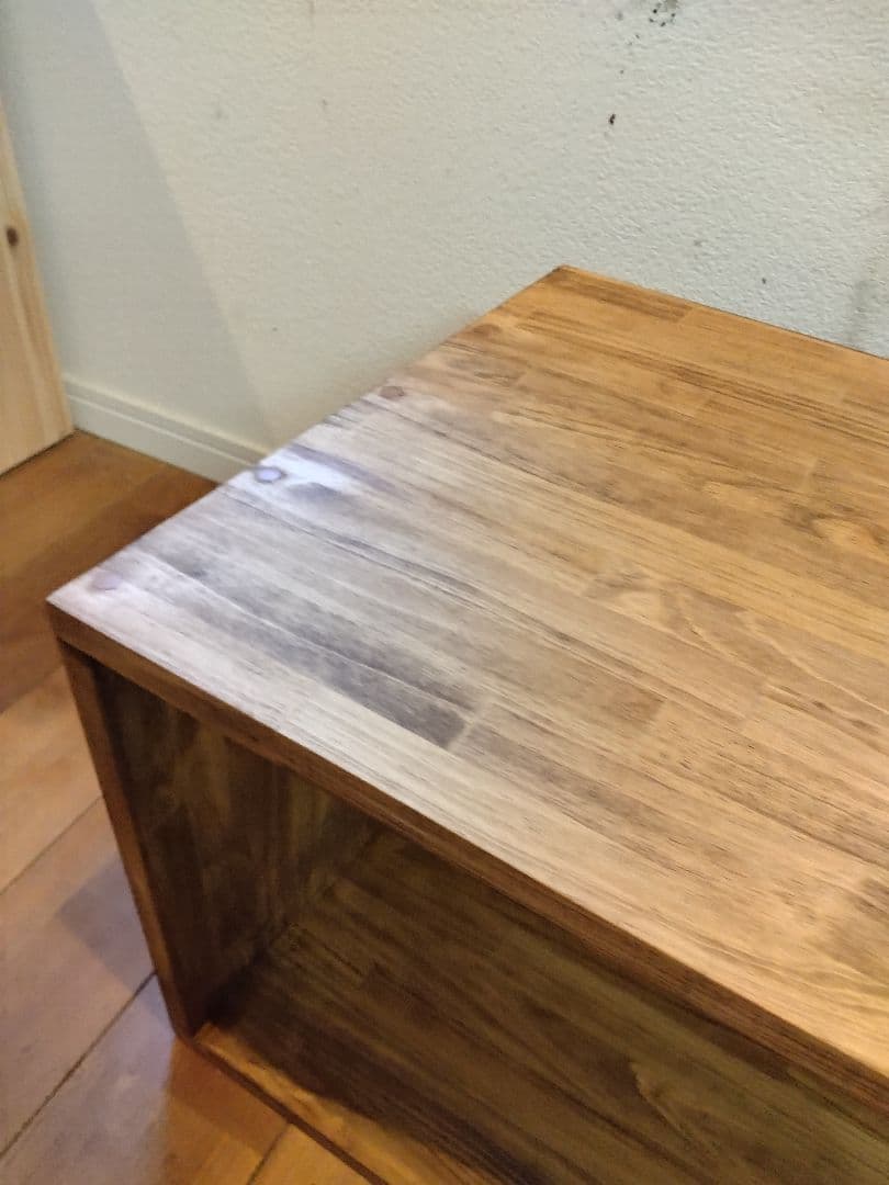 木製　ハンドメイド　オーダー　ロの字型　シェルフ　棚　水槽台　アクアラック