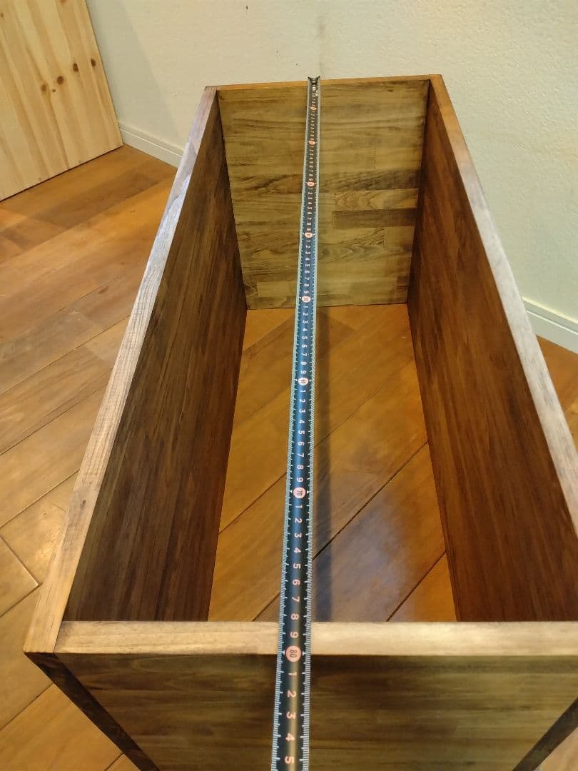 木製　ハンドメイド　オーダー　ロの字型　シェルフ　棚　水槽台　アクアラック