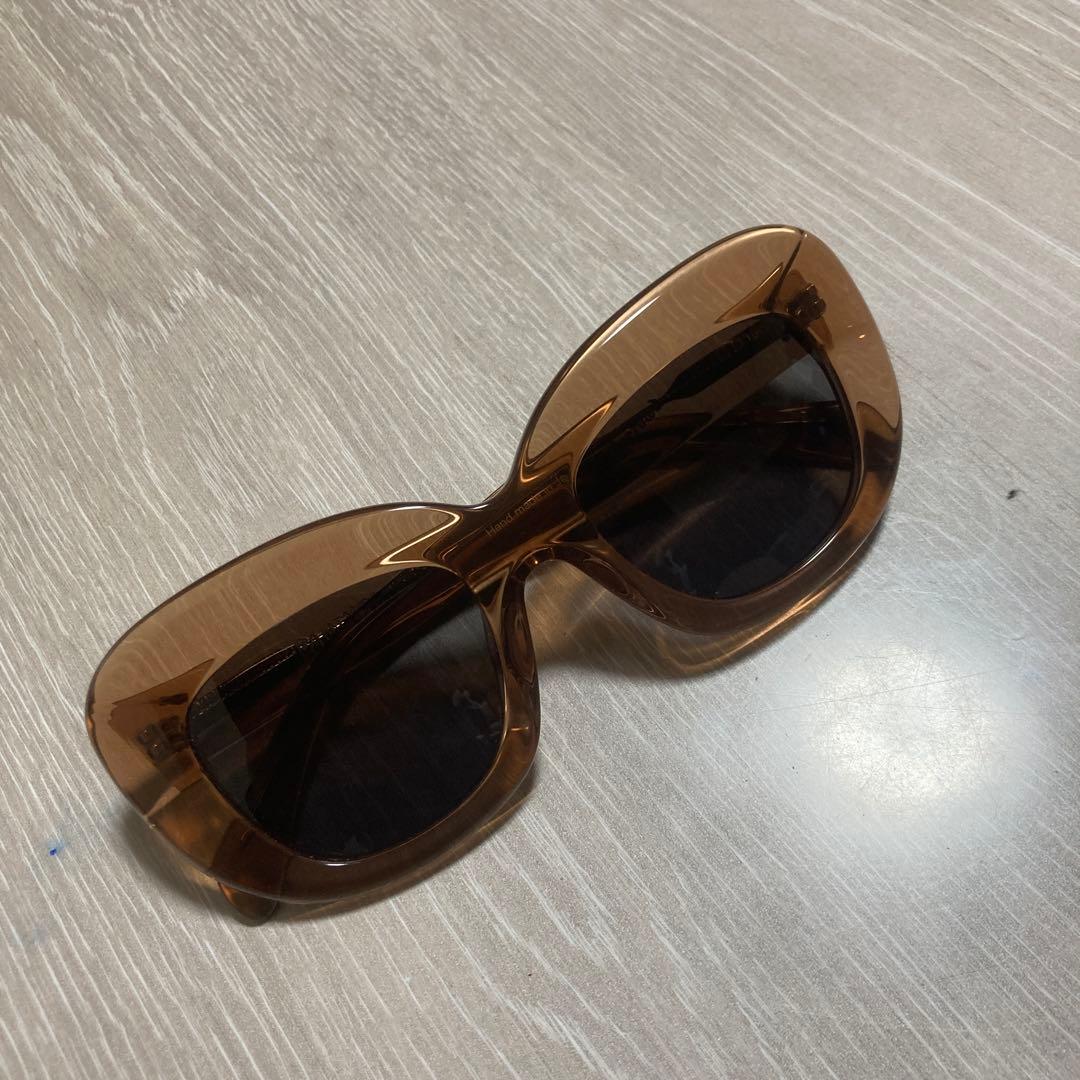 Uncrowd コーラブラウン サングラス ケース付き