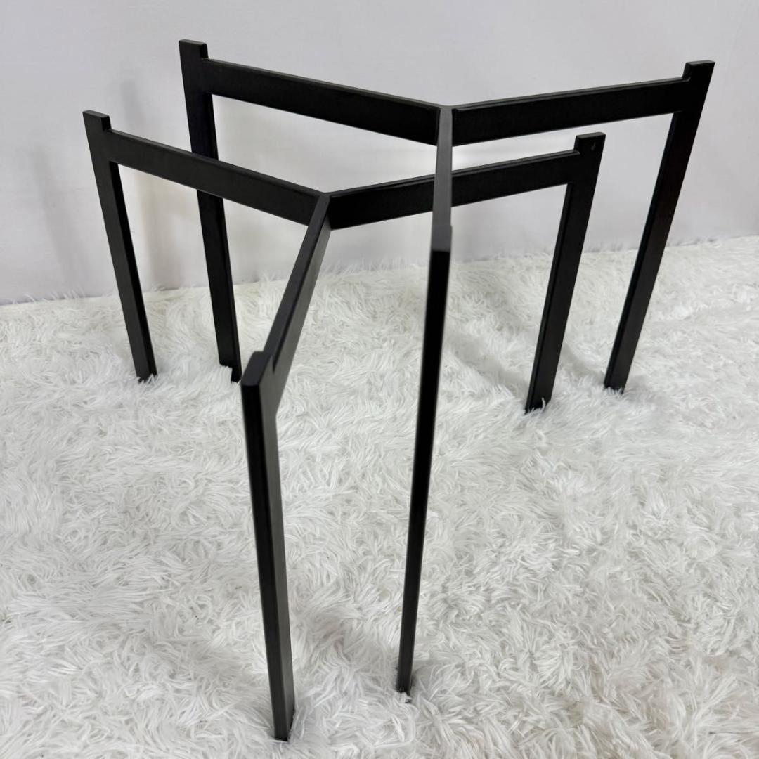 【美品】ARMONIA　アルモニア ガラス センターテーブル 丸型 92-8