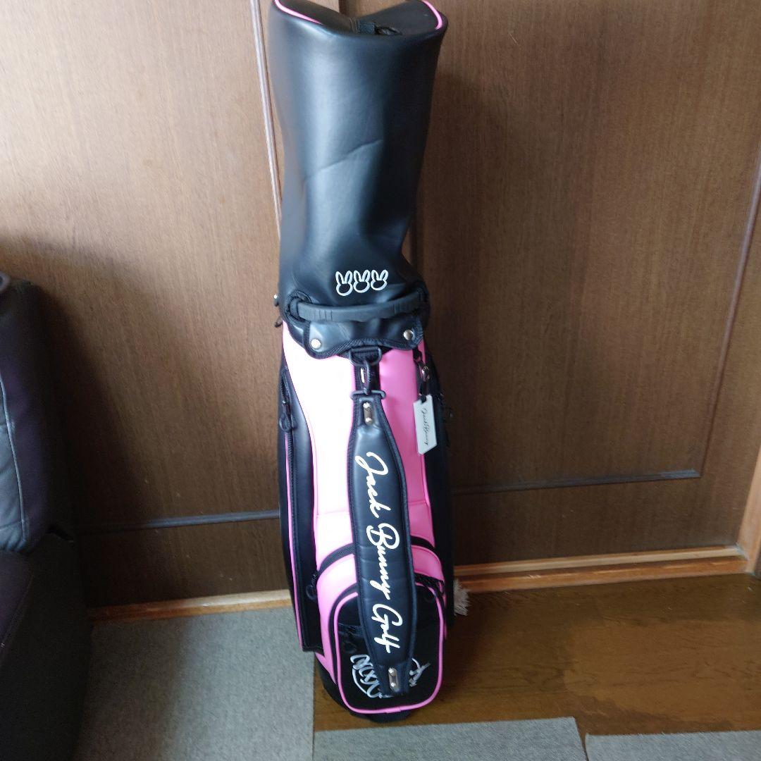 Jack Bunny キャディバッグ ピンク/ブラック