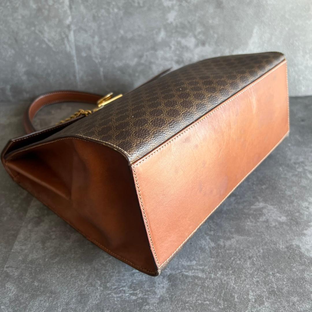 ⭐️CELINE⭐️セリーヌ ハンドバッグ マカダム ターンロック ゴールド