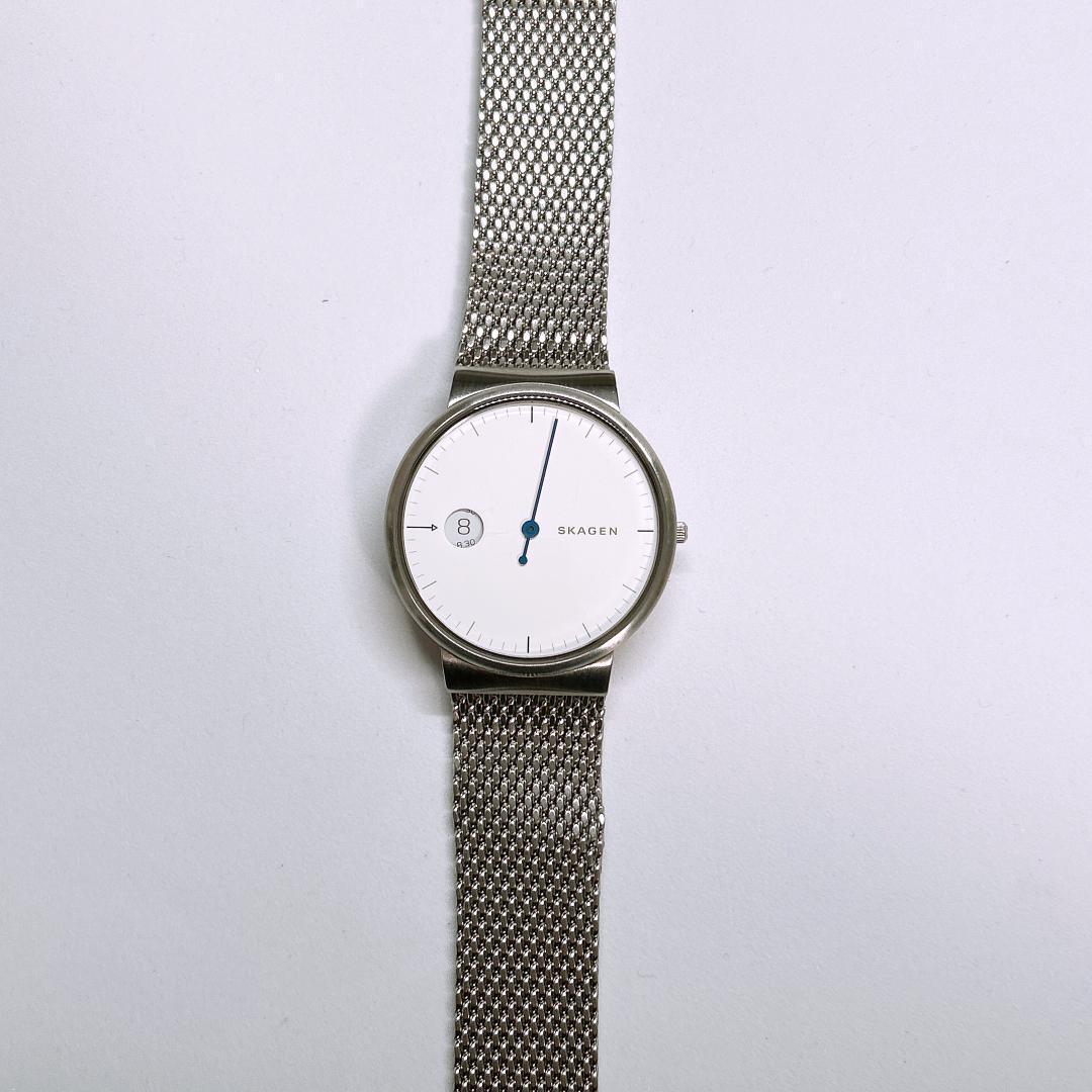 稼働 スカーゲン SKAGEN 腕時計 メンズ 廃盤 00s 6193