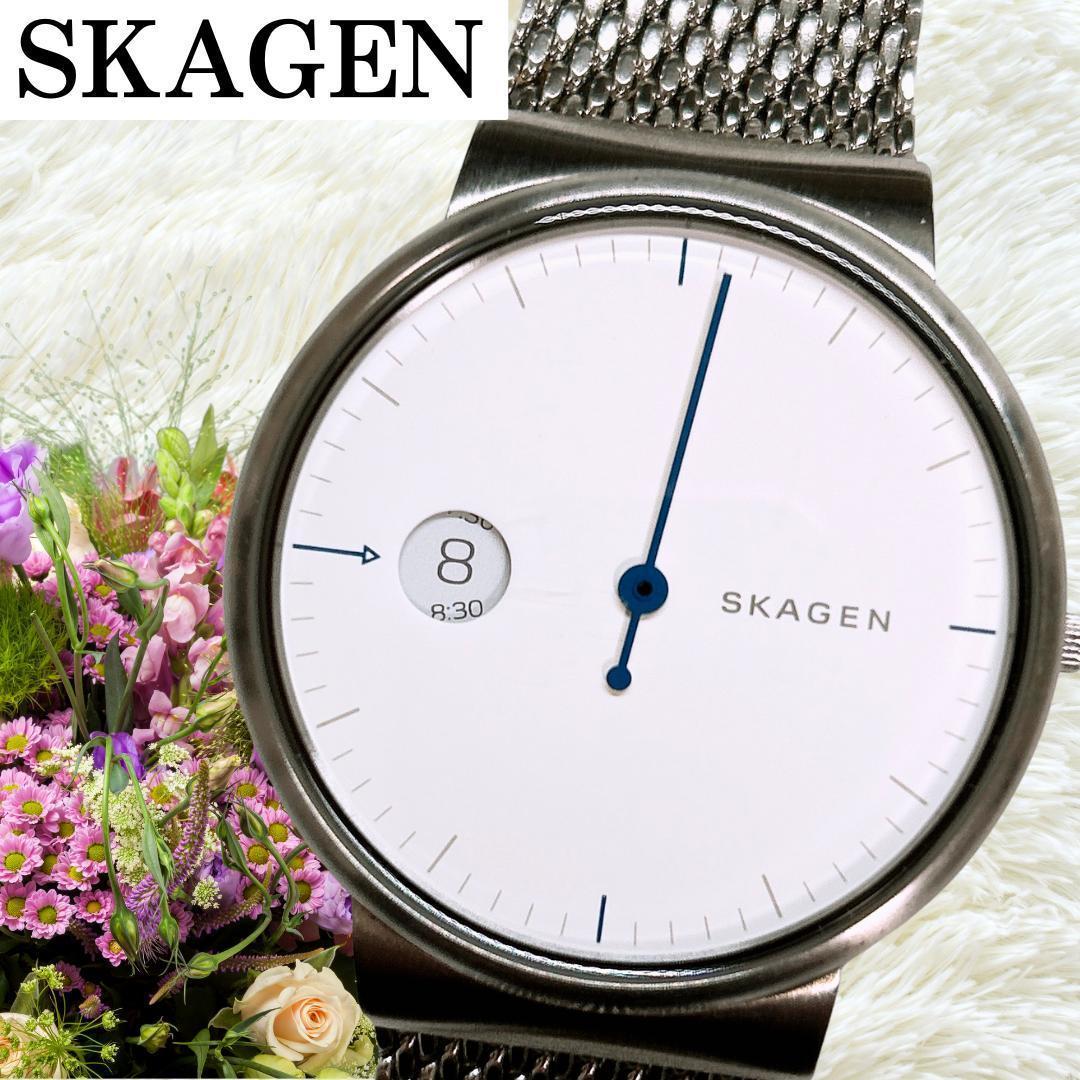 稼働 スカーゲン SKAGEN 腕時計 メンズ 廃盤 00s 6193