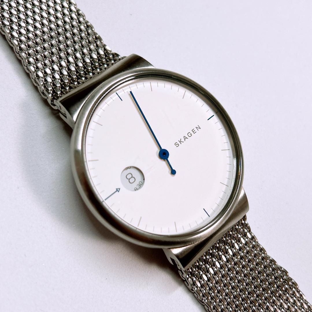 稼働 スカーゲン SKAGEN 腕時計 メンズ 廃盤 00s 6193