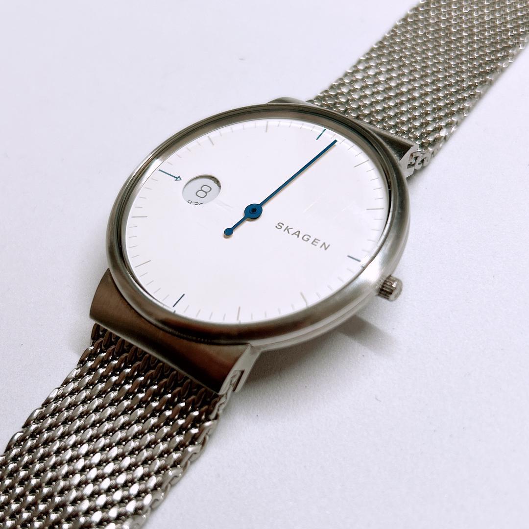 稼働 スカーゲン SKAGEN 腕時計 メンズ 廃盤 00s 6193