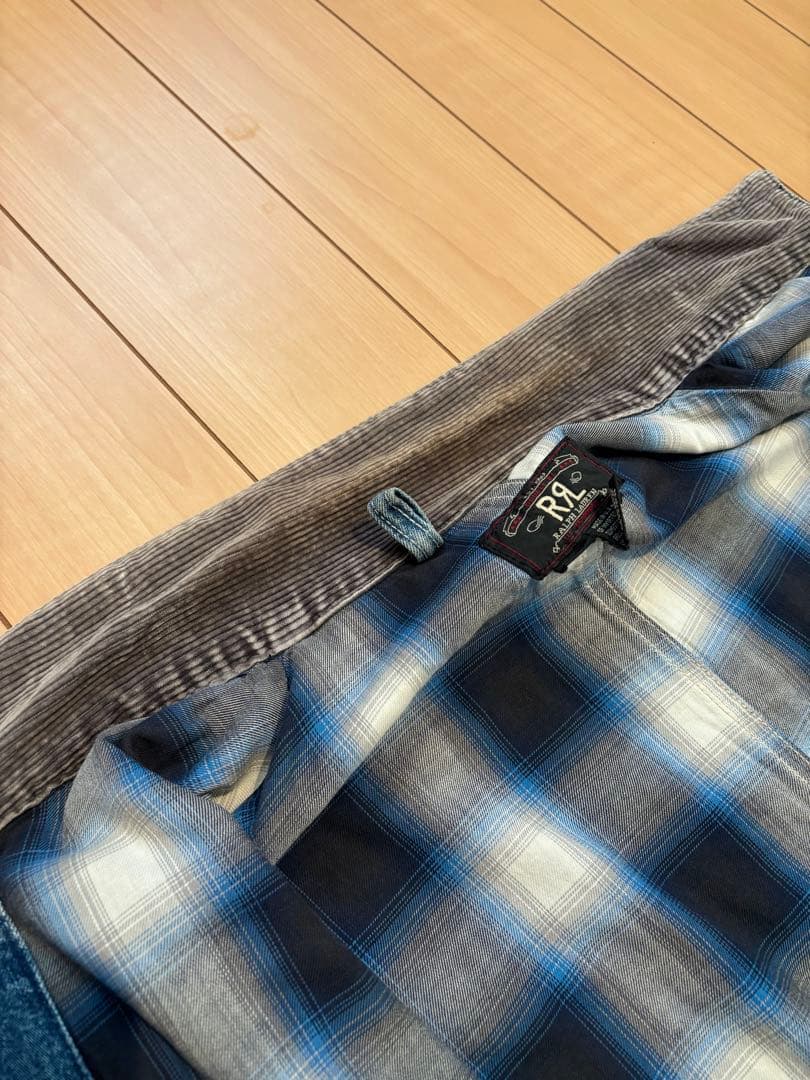 RRL カバーオール コーデュロイ襟 初期 三つ星 USA製