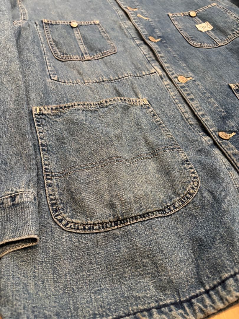 RRL カバーオール コーデュロイ襟 初期 三つ星 USA製