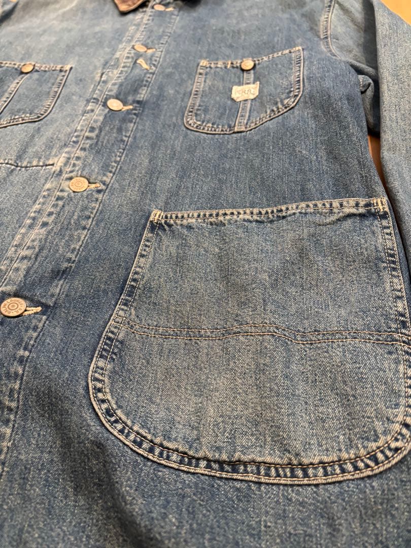 RRL カバーオール コーデュロイ襟 初期 三つ星 USA製
