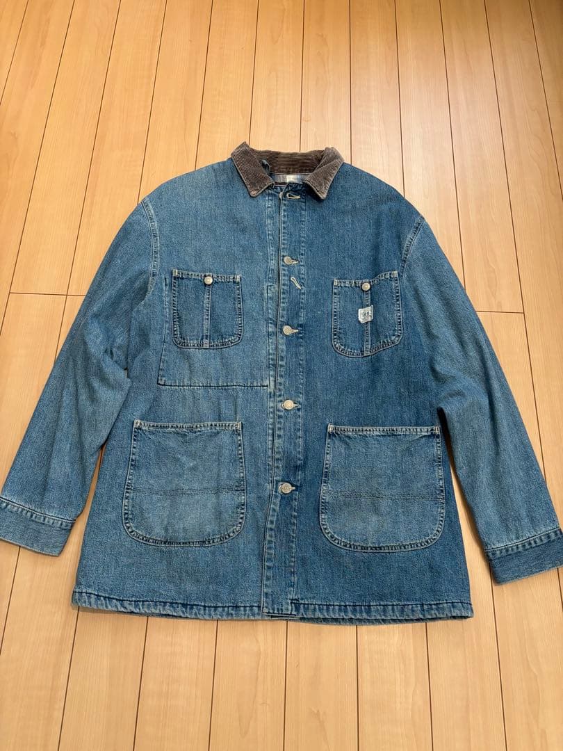 RRL カバーオール コーデュロイ襟 初期 三つ星 USA製