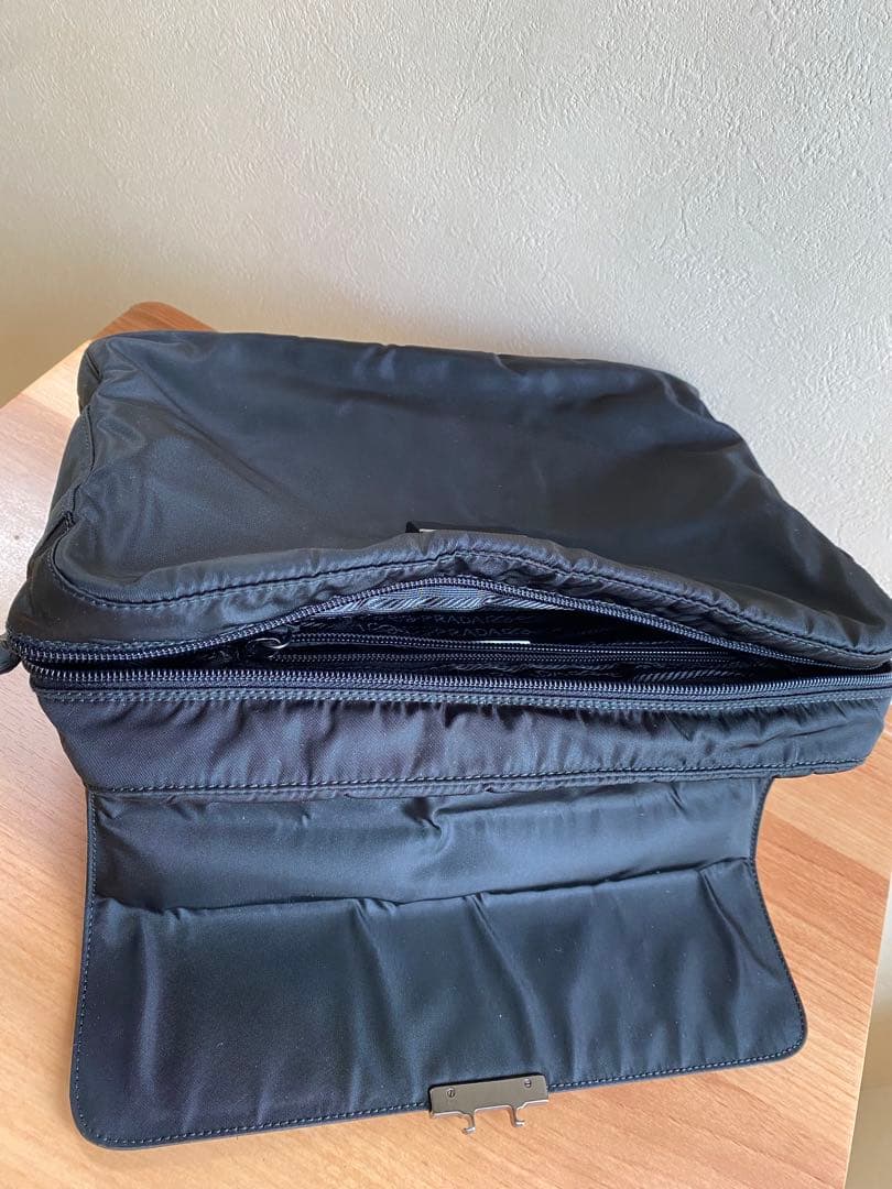 プラダ PRADA ナイロン ハンドバッグ レザーハンドル