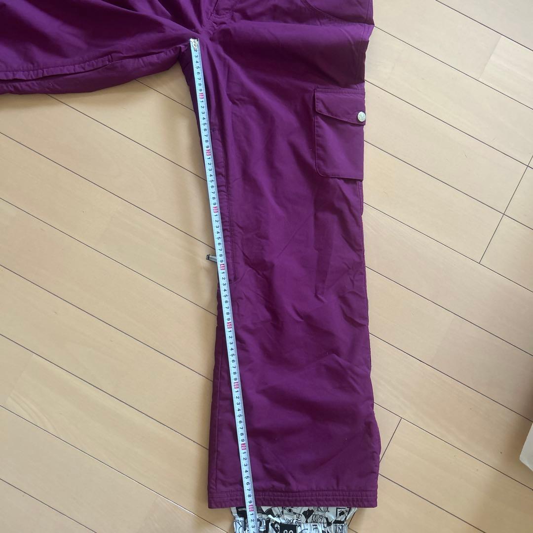 Roxy パープル スノーボードパンツ Lサイズ