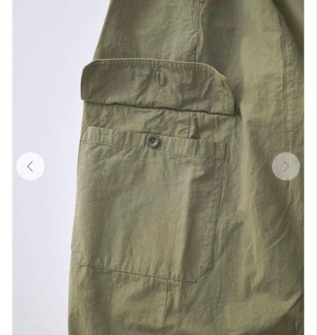 美品2024nest Robe コットンリネンウェザーバレルパンツ