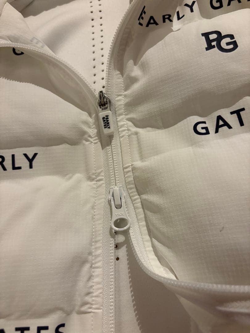 PEARLY GATES フード付き中綿ベスト サイズ0 レディース