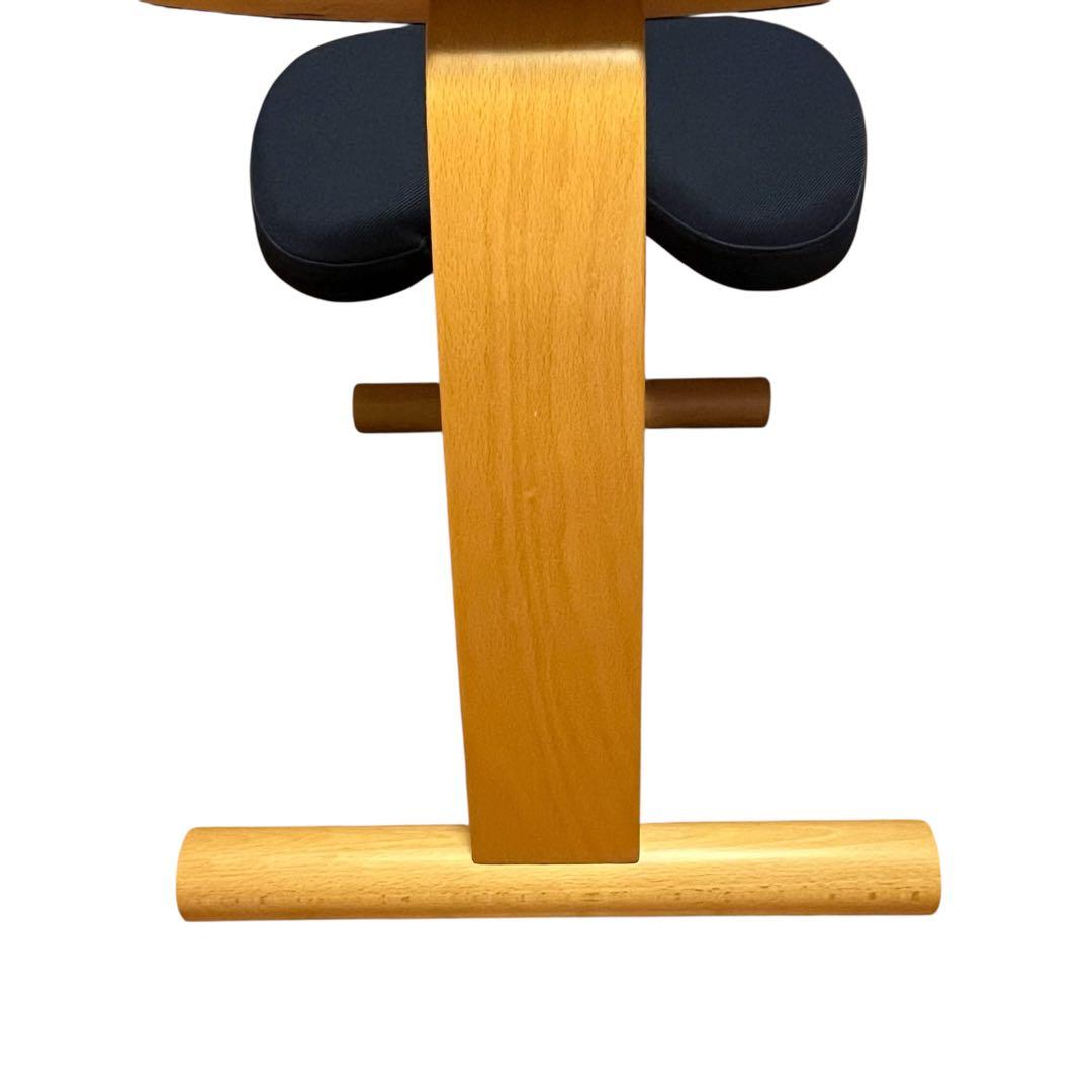 極美品 balans Easyバランスチェア イージー ネイビー カバー付き