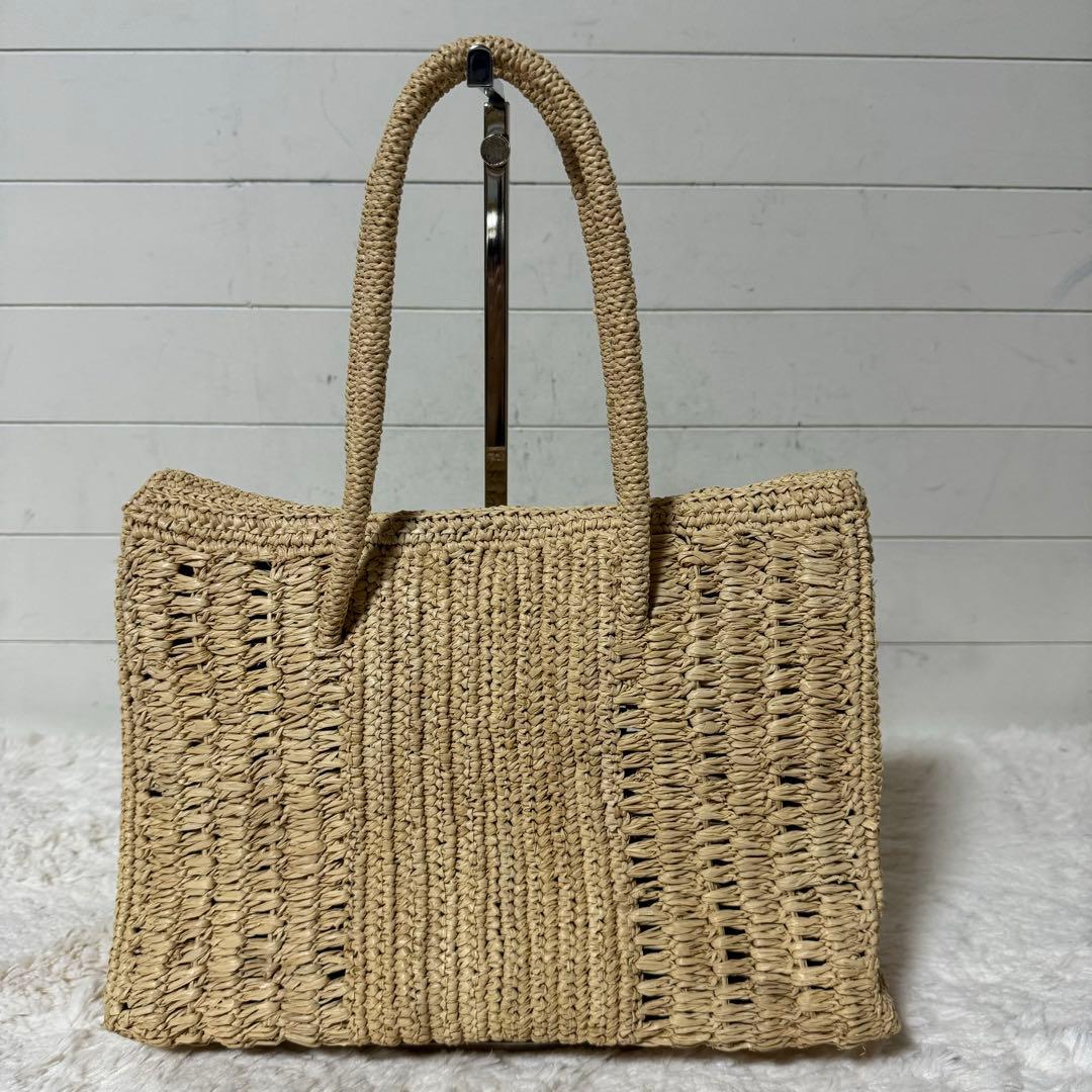 新品未使用✨MAISON N.H PARIS トートバッグ　ベージュ　ラフィア