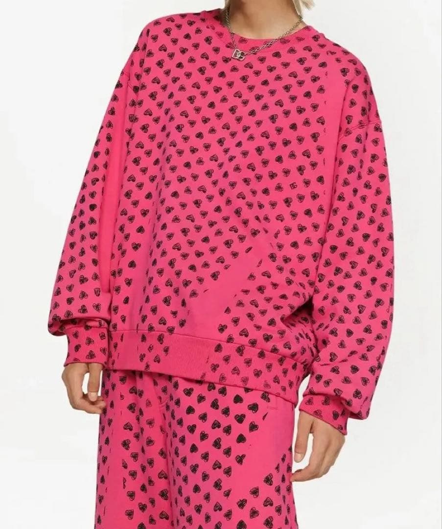 希少3点セット DOLCE & GABBANA DGハート 総柄コレクション L