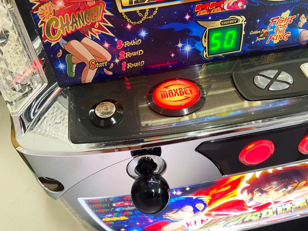【送料込】 パチスロ スロット実機 リングにかけろ1～黄金の日本Jr.編～
