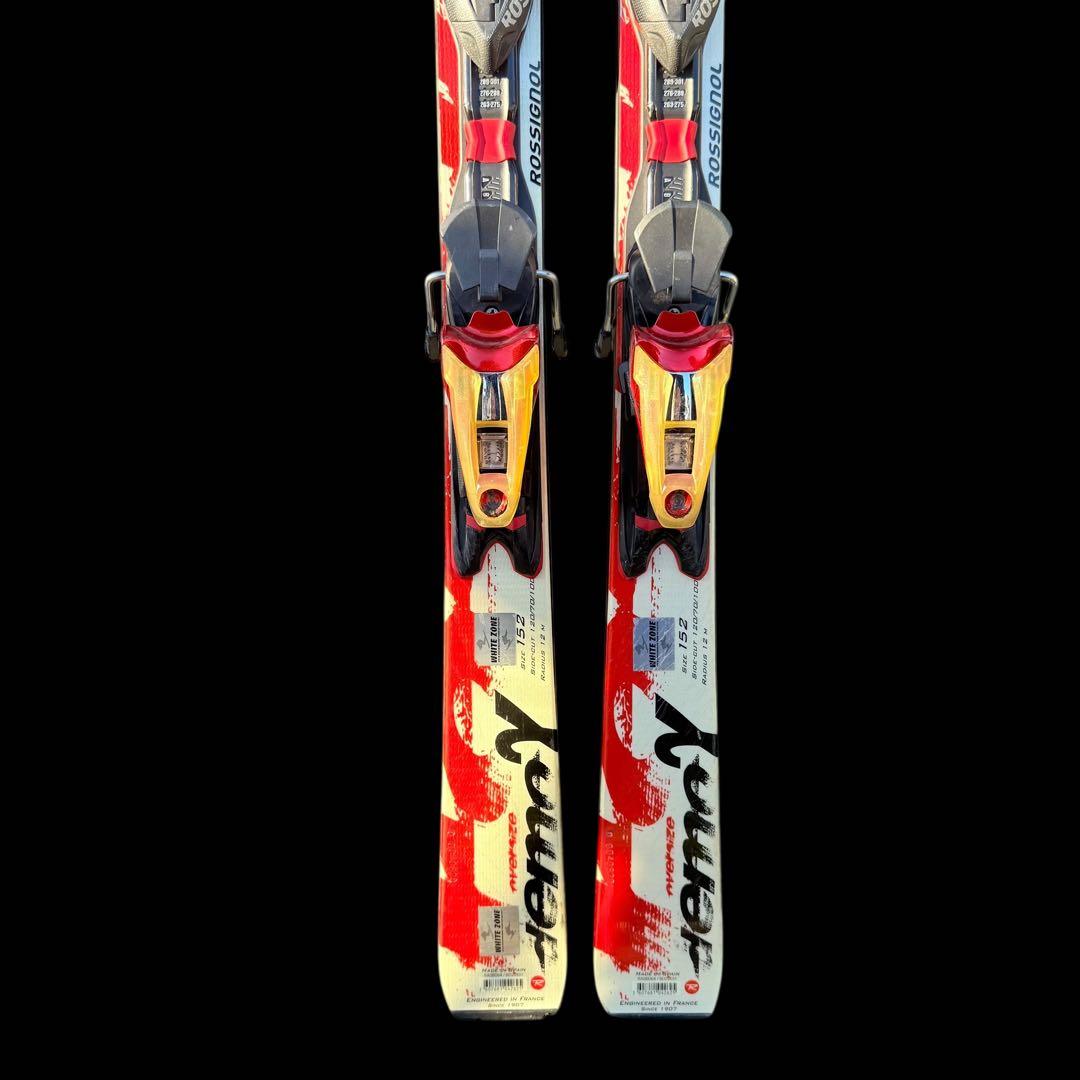 【美品】ROSSIGNOL DEMO Y 152 スキー板　ビンディング付き