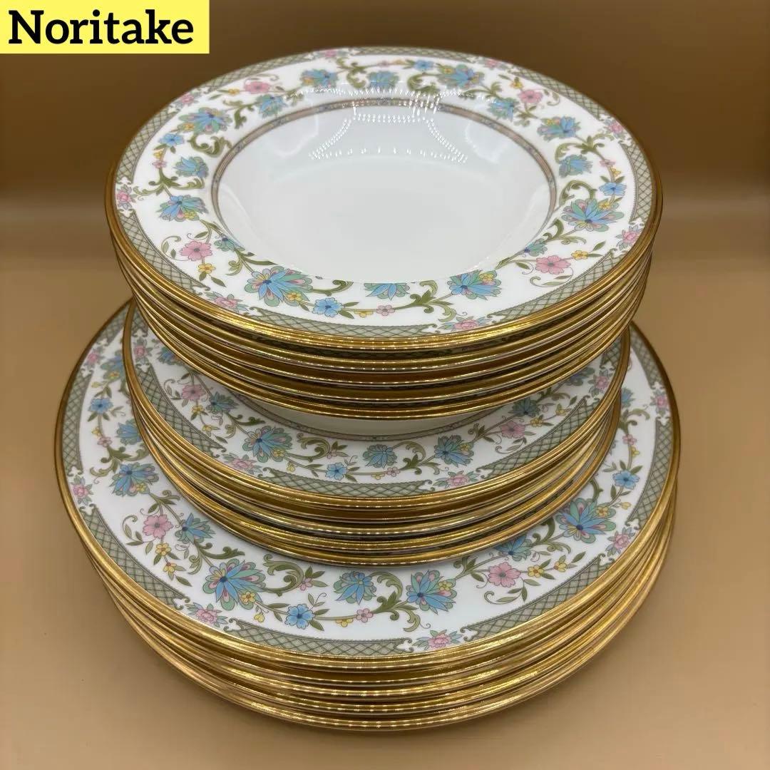 ノリタケ ヨシノ 金彩 食器15枚 フルセット 極美品