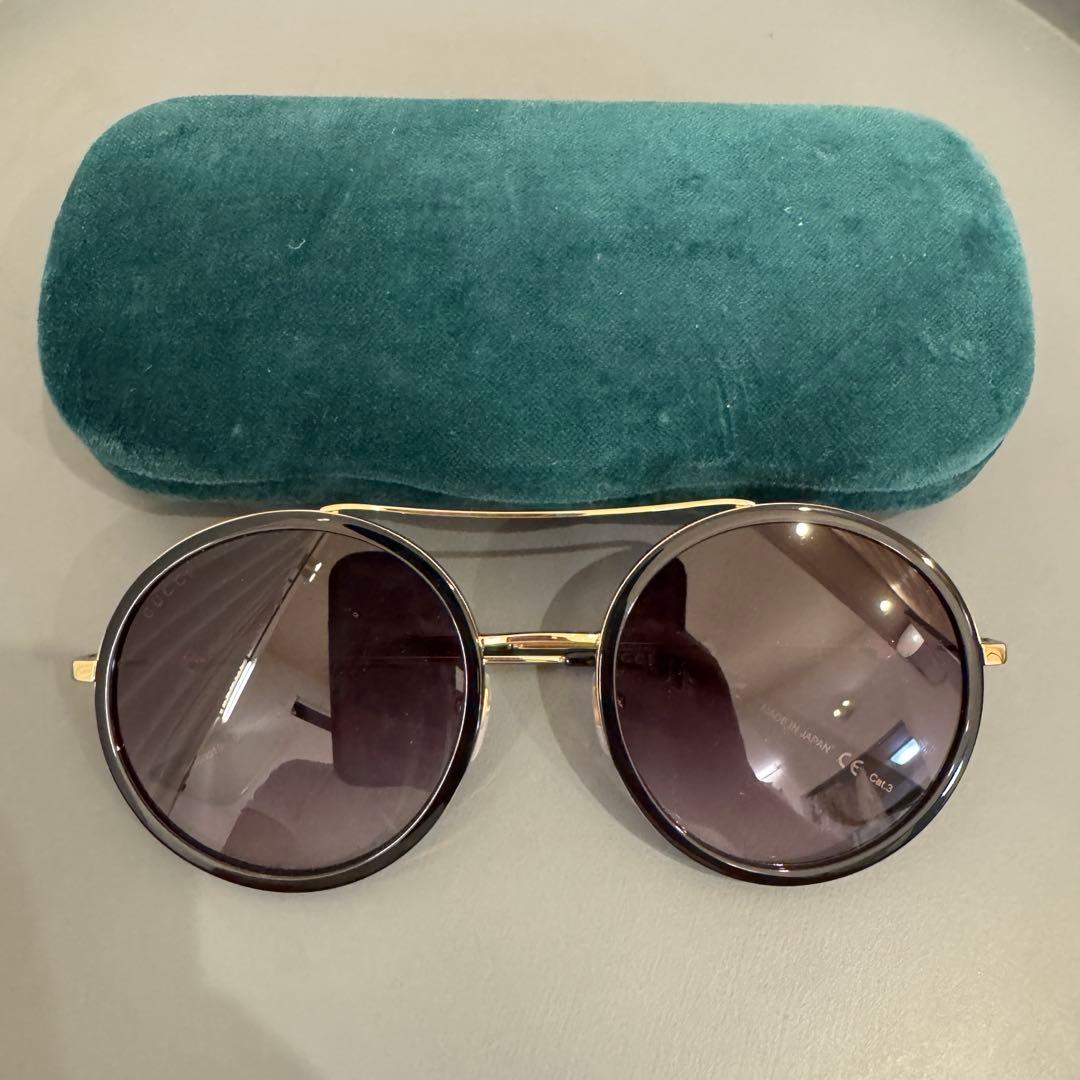 GUCCI (グッチ) サングラス GG0061Sメンズ 56□22-140