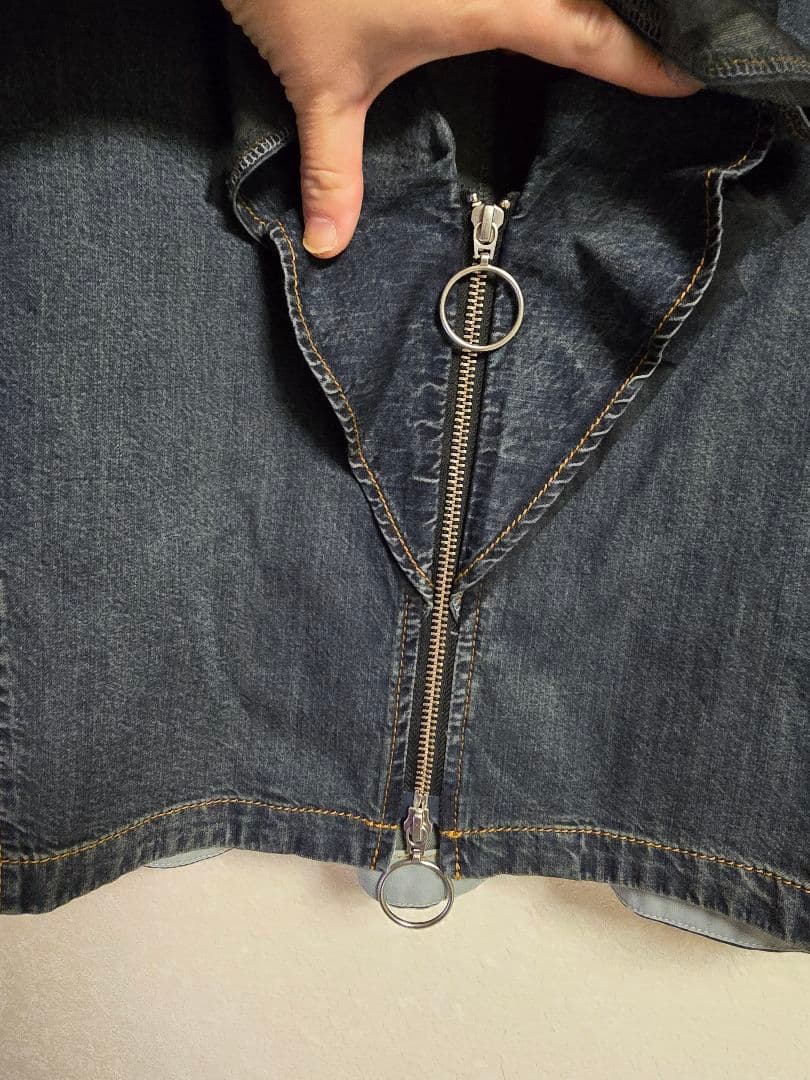 新品　未使用　ayane ダンガリー　フリル　ベスト