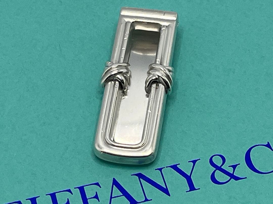 c529 希少　ティファニー　1995 シグネチャー　マネークリップ　925