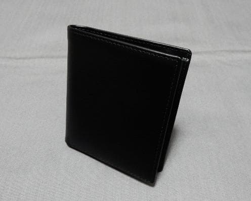 展示美品　ETTINGER型押しミニウォレット　BLK