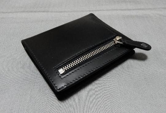 展示美品　ETTINGER型押しミニウォレット　BLK