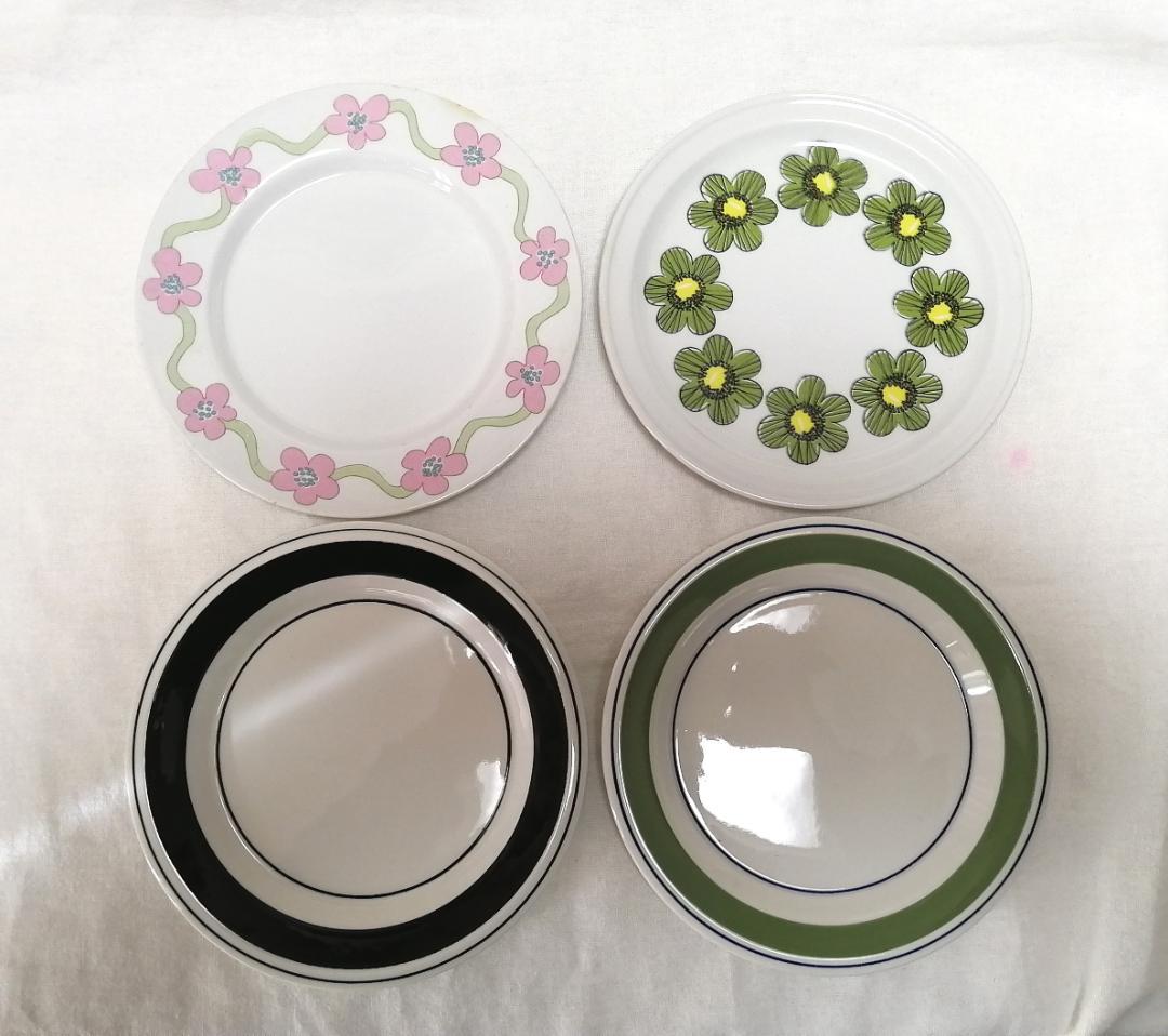 アラビア　ヴィンテージ　プレート4枚セット