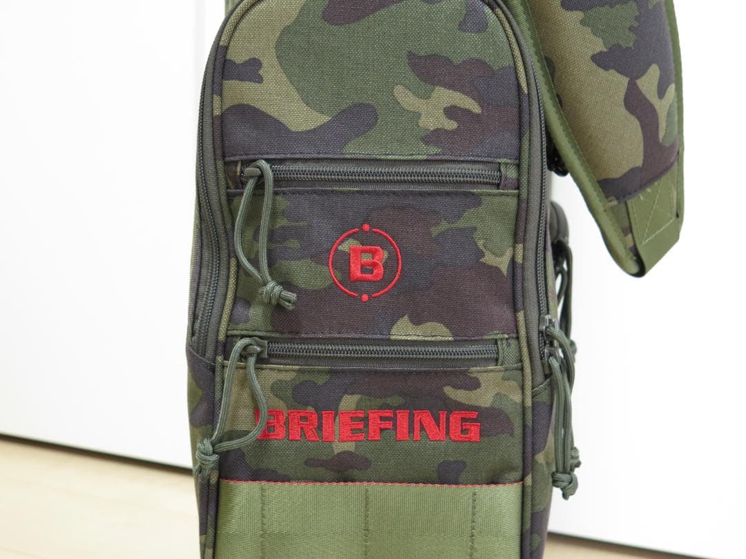 ブリーフィングゴルフBRIEFING GOLFキャディバッグCR-8グリーンカモ