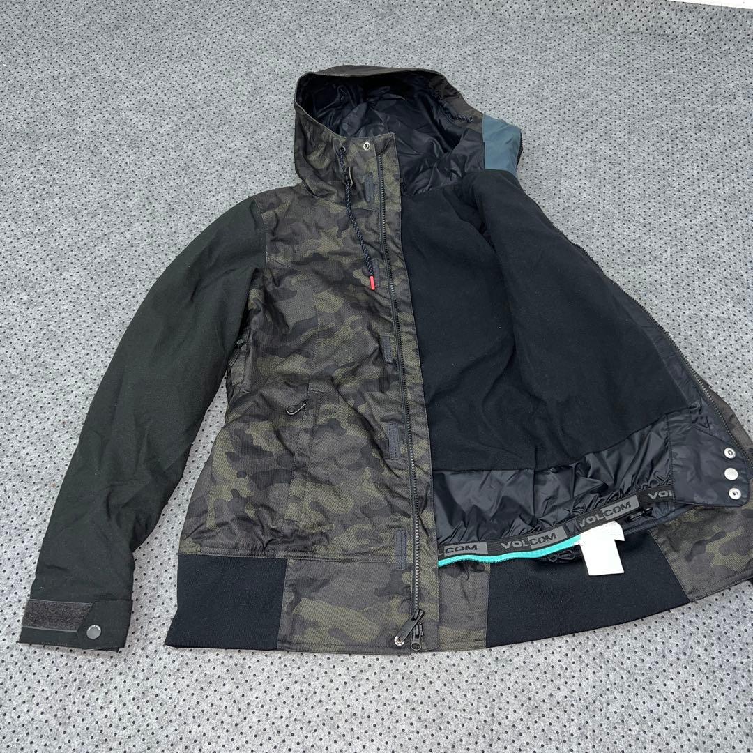 数回使用 VOLCOM ROXY レディース スノーボードウェアセット SM