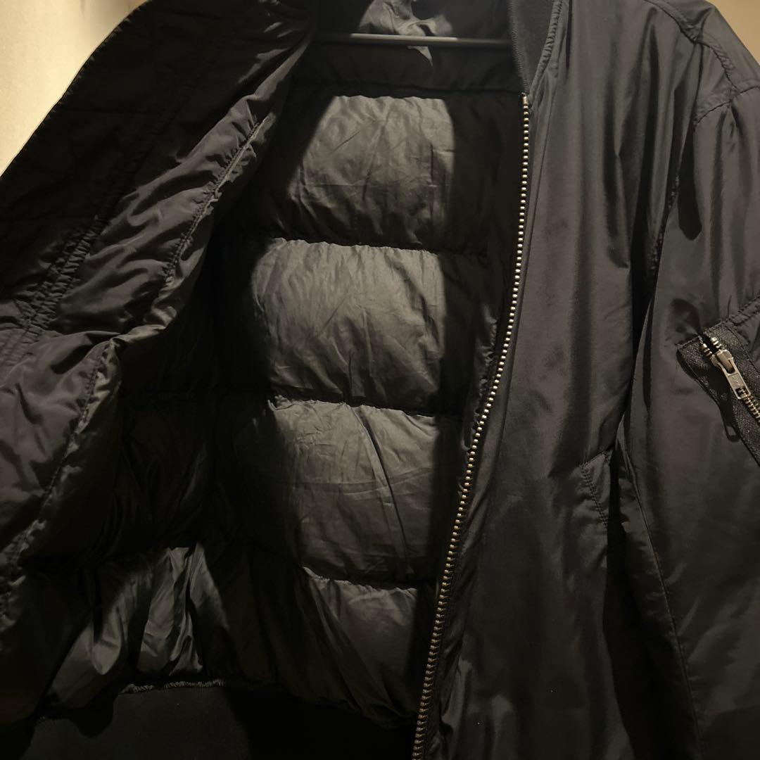 MUJILabo ＭＡ－１ダウンブルゾン 紳士M黒