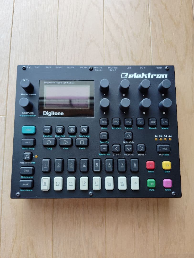 Elektron Digitone ポリフォニックシンセサイザー　メンテ済