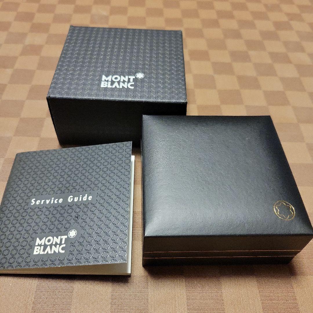 MONTBLANC カフスリンクス_navy mother of pearl