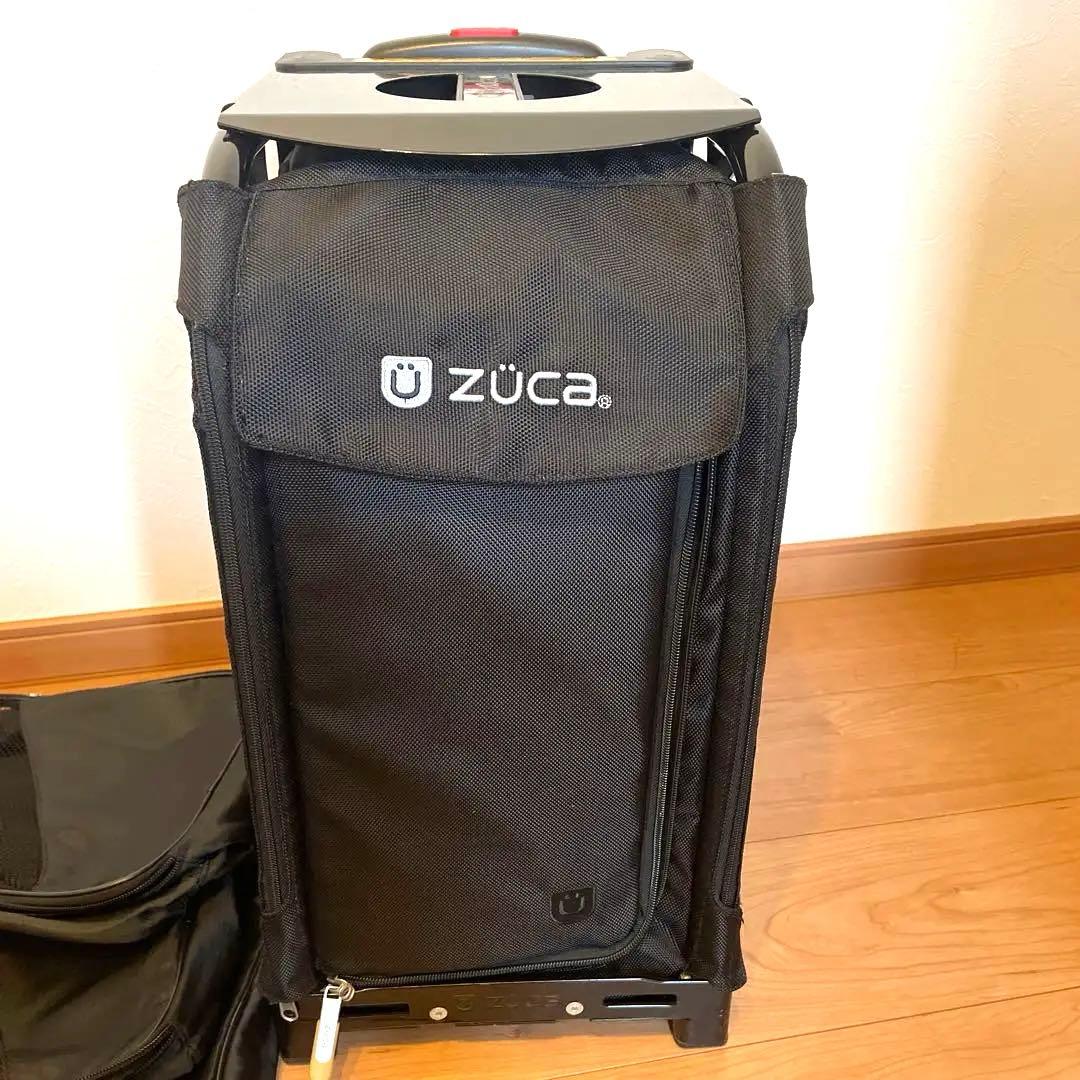 【即日発送】ZÜCA キャリーケース黒カバー&インナー5個付
