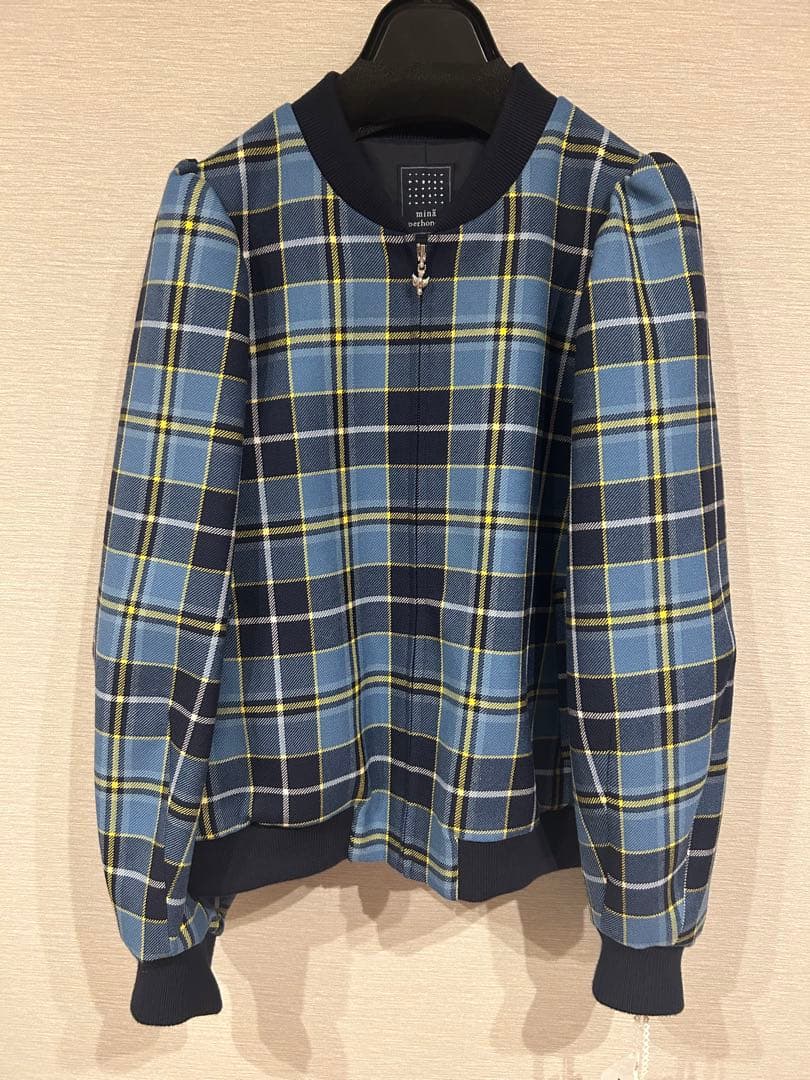 【新品】【最終お値下げ】mina perhonen tartanブルゾン
