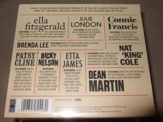 オールディーズ,新品未開封,18CD,ナット・キング・コール,60s