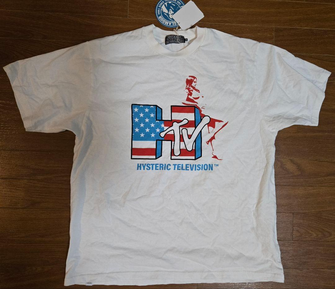 【未使用タグ付き】HYSTERIC GLAMOUR 2025SS TシャツXL