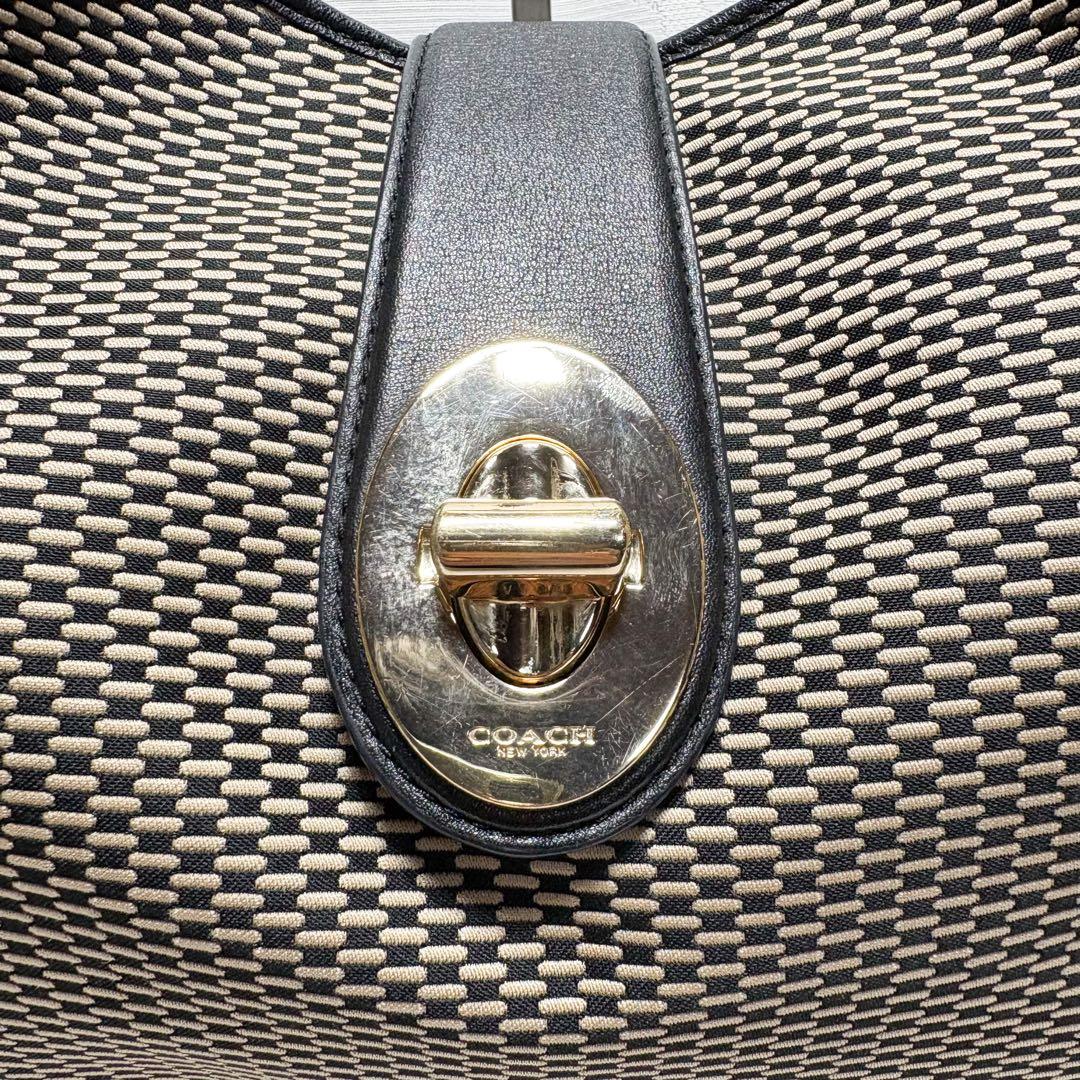 【美品】COACH コーチ マディソン ハンドバッグ A4 大容量 上品