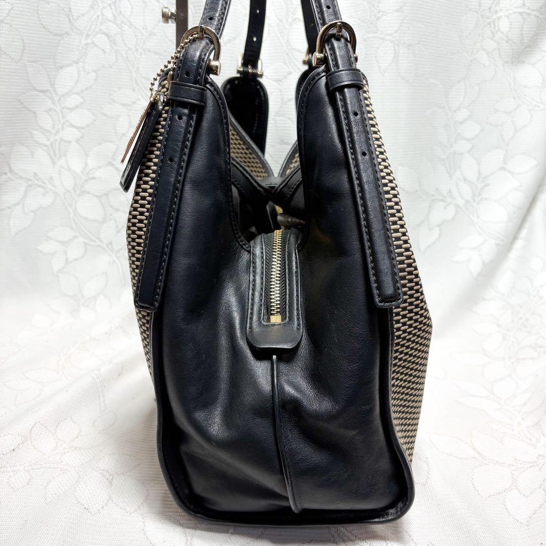 【美品】COACH コーチ マディソン ハンドバッグ A4 大容量 上品