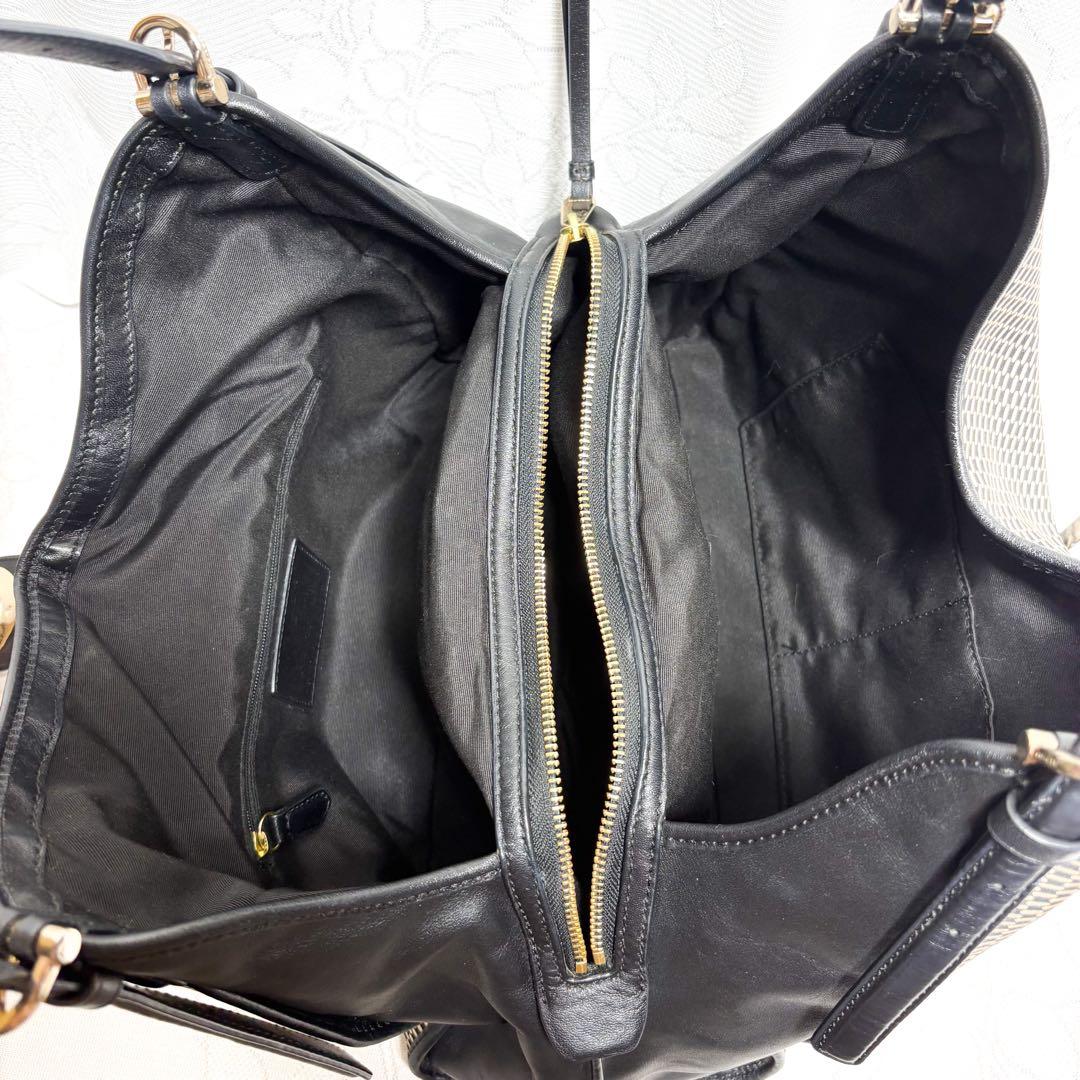 【美品】COACH コーチ マディソン ハンドバッグ A4 大容量 上品