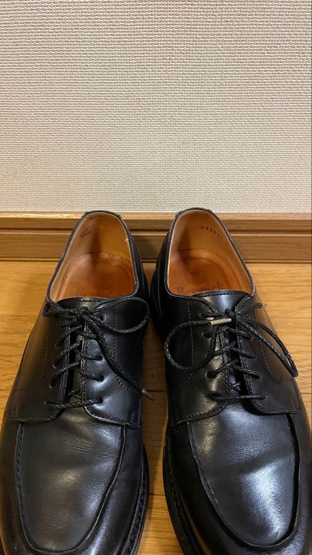 Berwick ブラック ドレスシューズ　Uチップ　6ハーフ 25.5cm