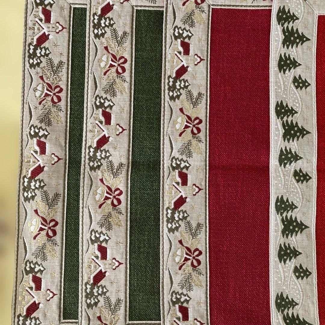 クリスマスデザイン ランチョンマット 6枚セット